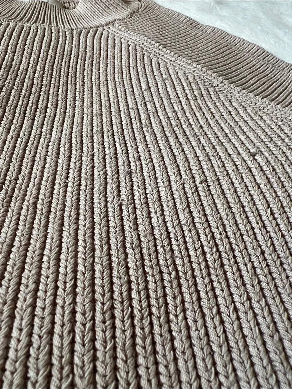 Wilfred sleeveless knit mock neck top in light taupe - Picture 3 of 6